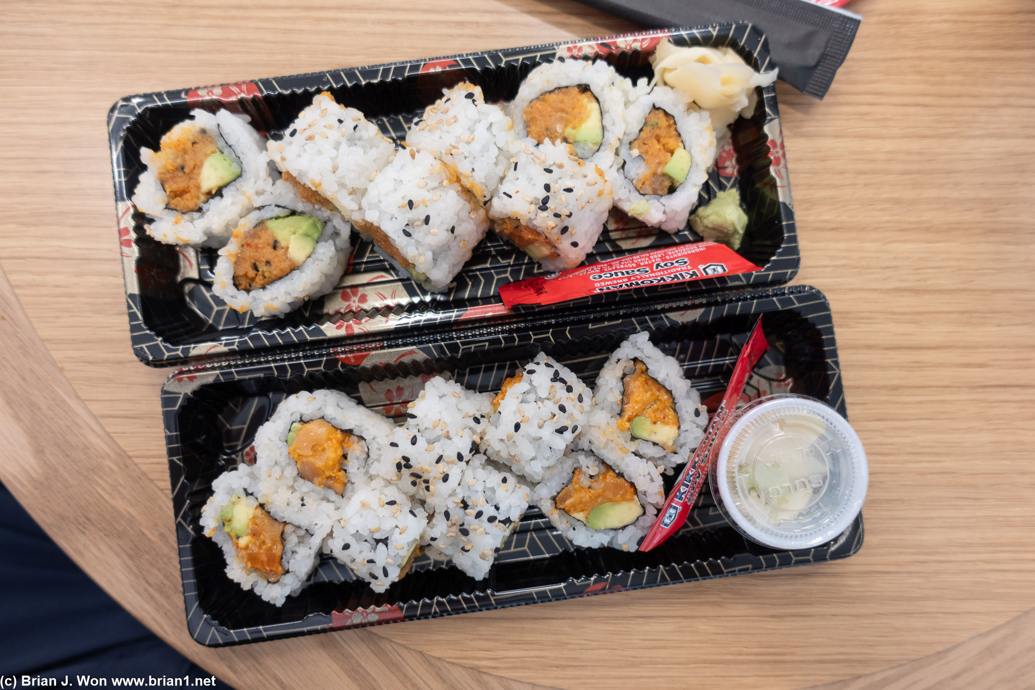 Mizu Sushi at Denver International Airport is... passable for airport sushi.