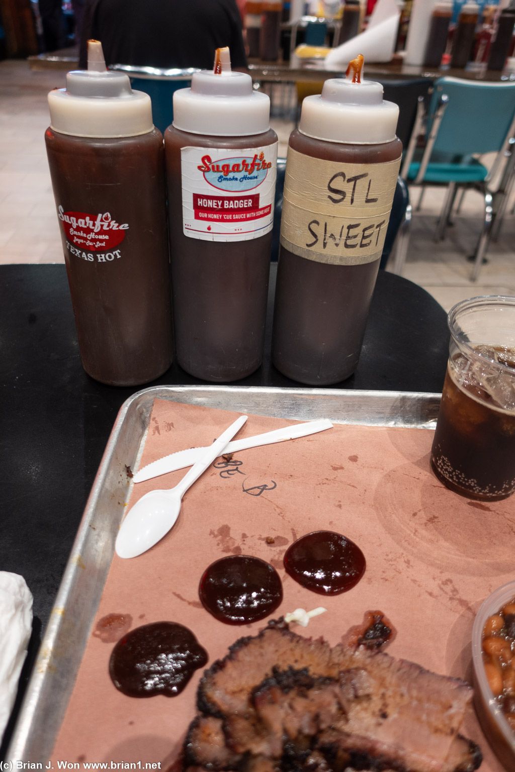 The Texas hot was good, rest were fine.