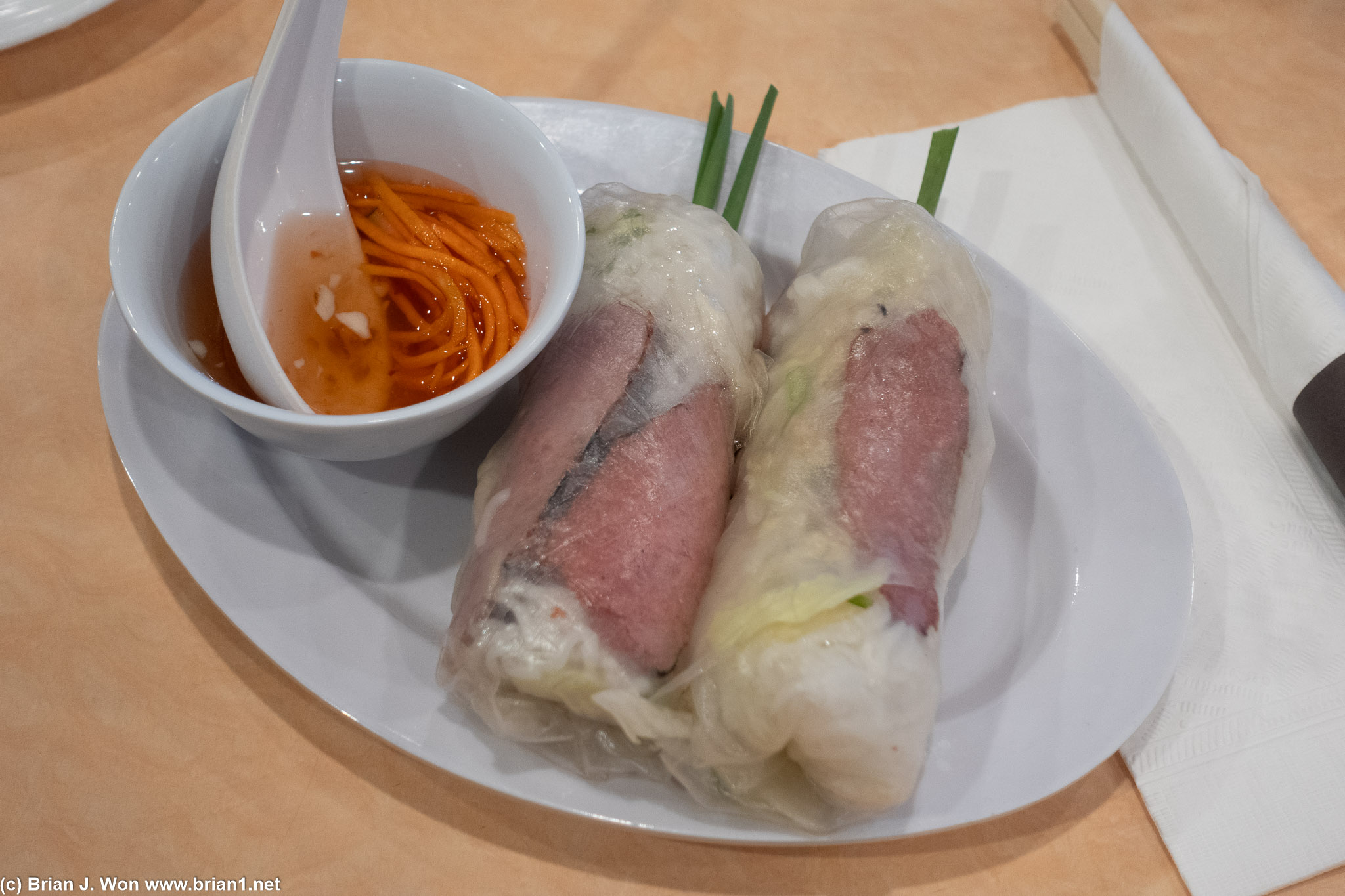 Mai Lee's nem nuong was meh.