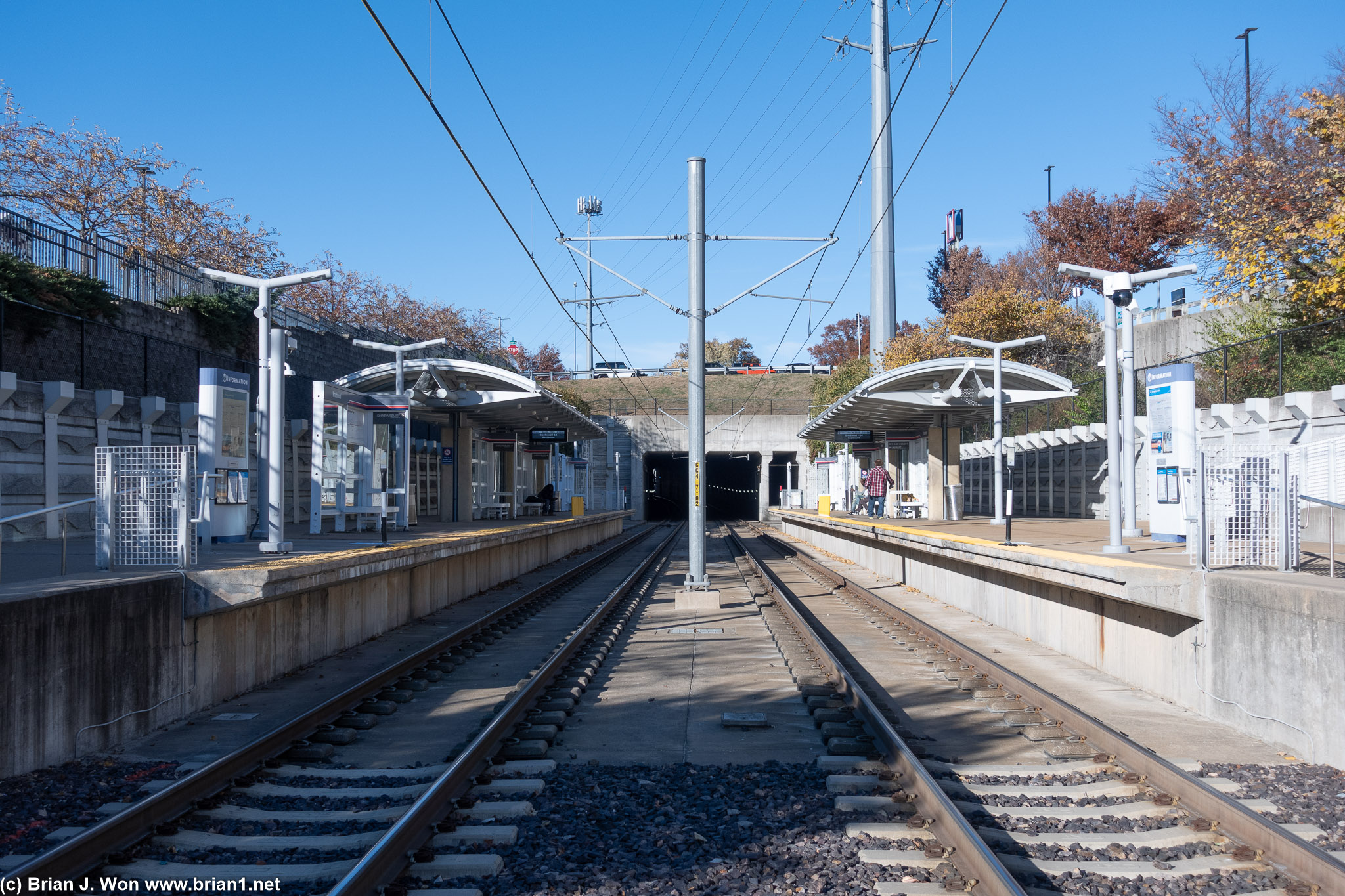 Quick walk from the light rail station.