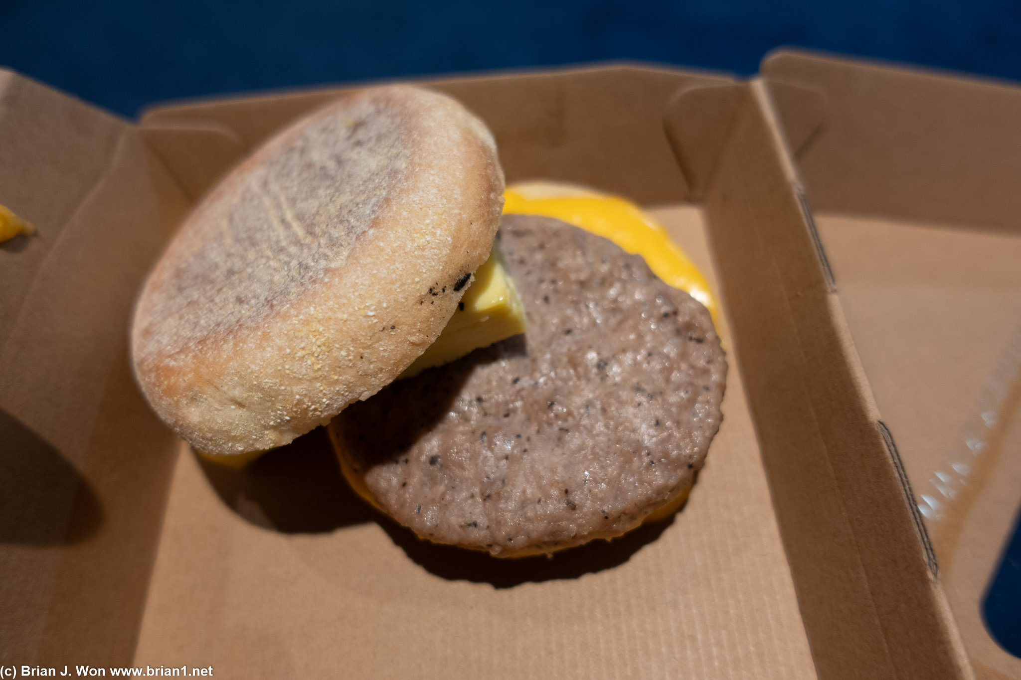 Breakfast sandwich at SC25 was clearly made by the low bidder.