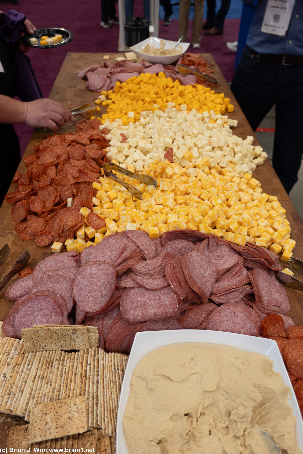 Cold cuts and cheese.