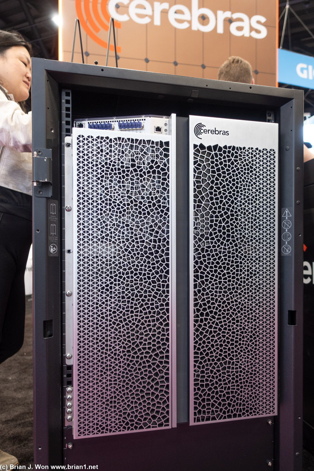 Cerebras wafer-scale supercomputer.