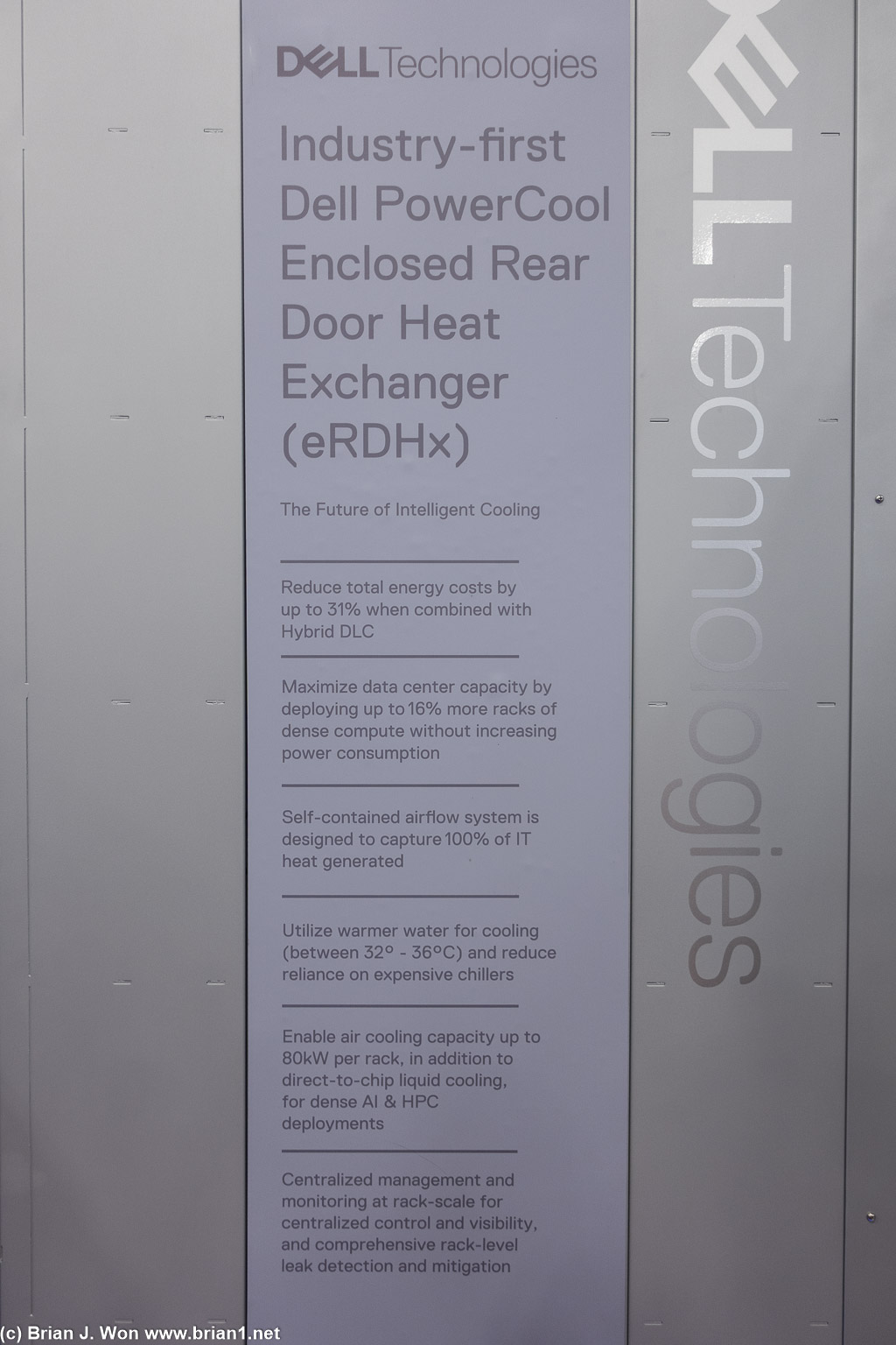 aka Dell PowerCool Enclosed Rear Door Heat Exchanger.