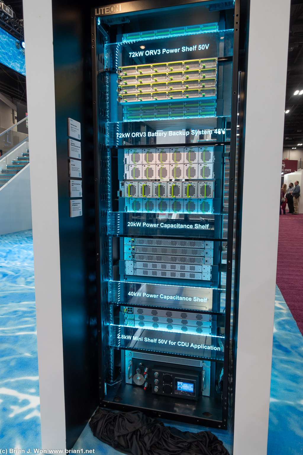 Lite-On battery backup shelfs and capactior backup shelfs.