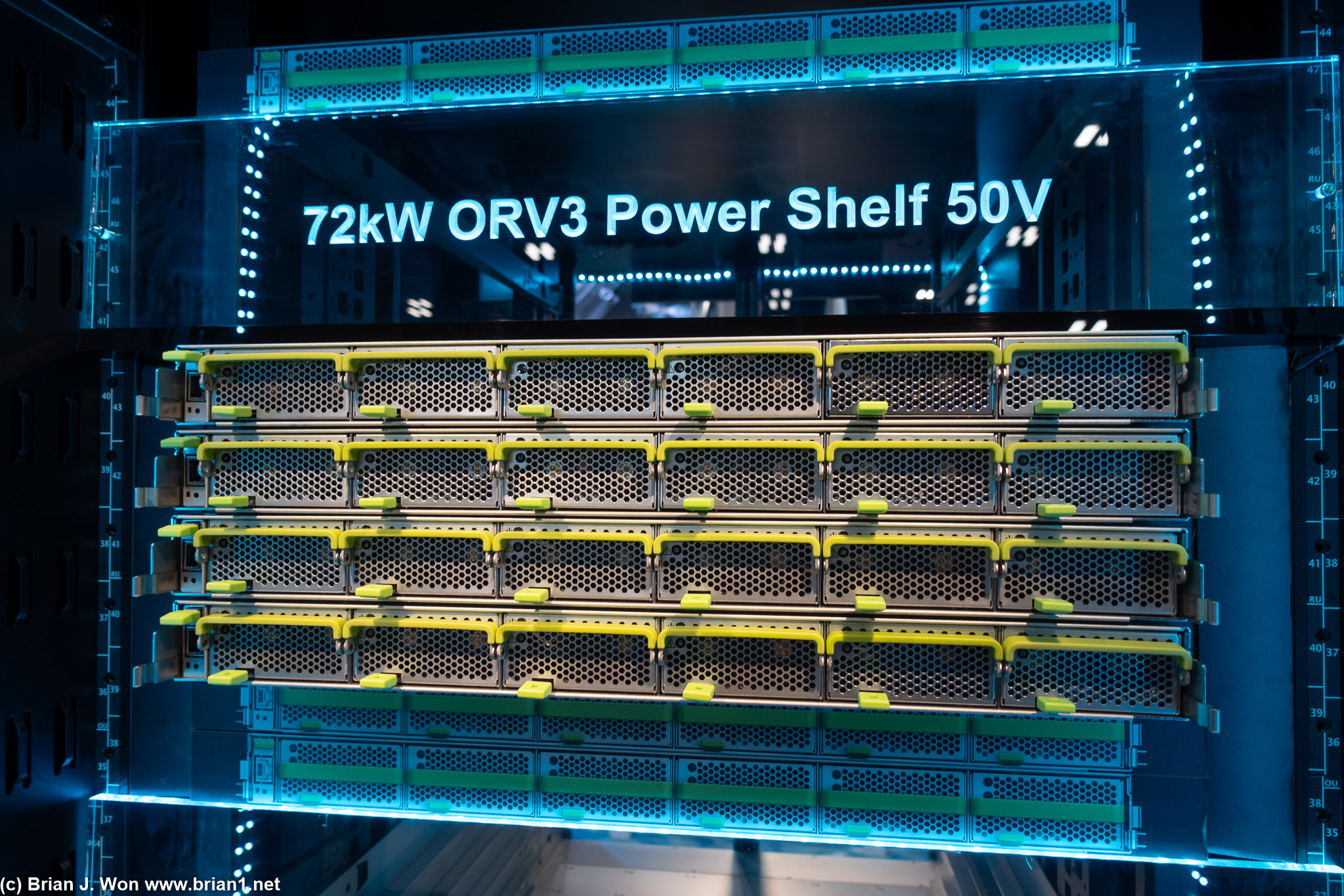 Lite-On 72kW 6U power shelf, 50V.