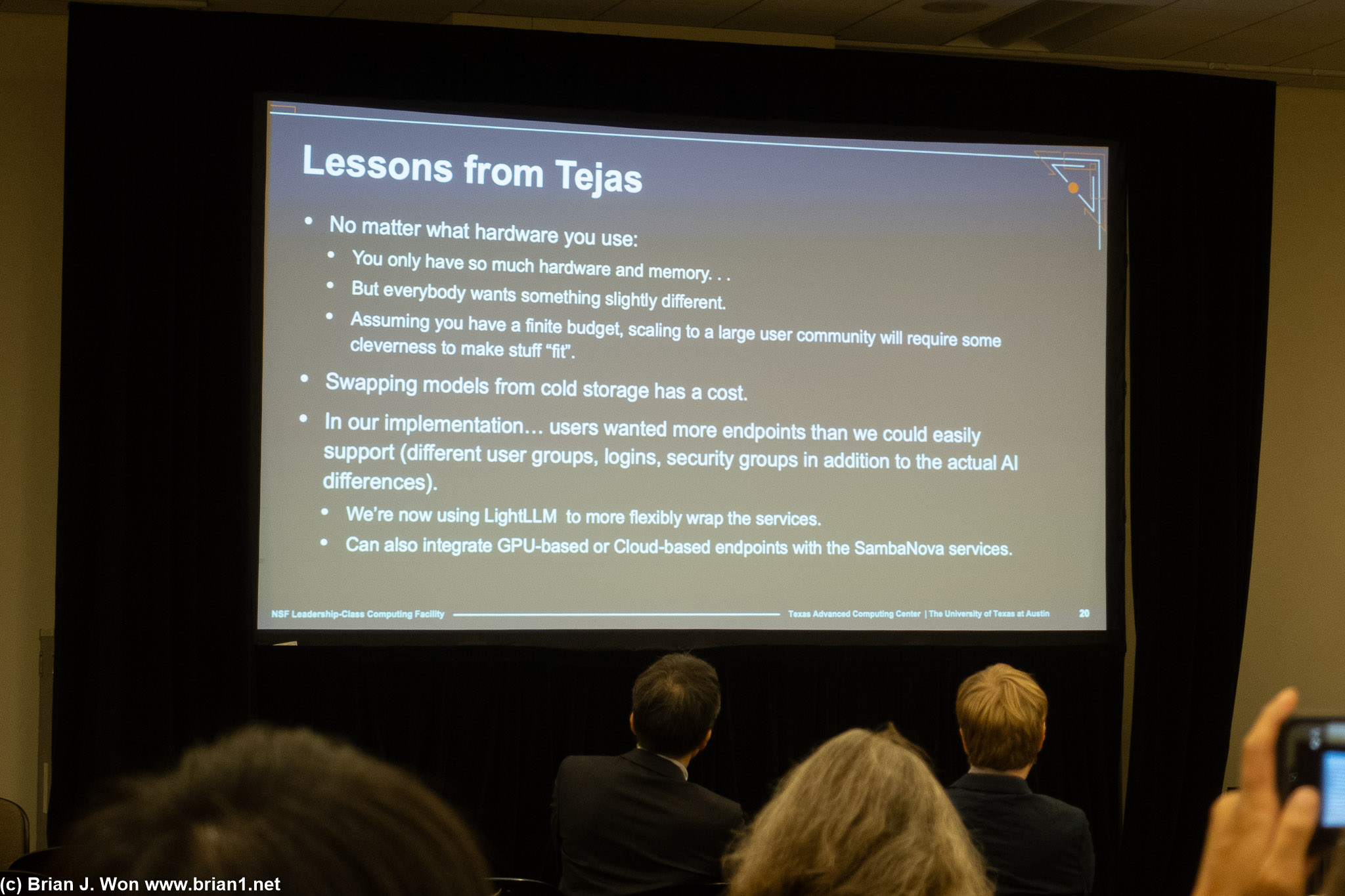 TACC explaining their AI infrastructure growth.