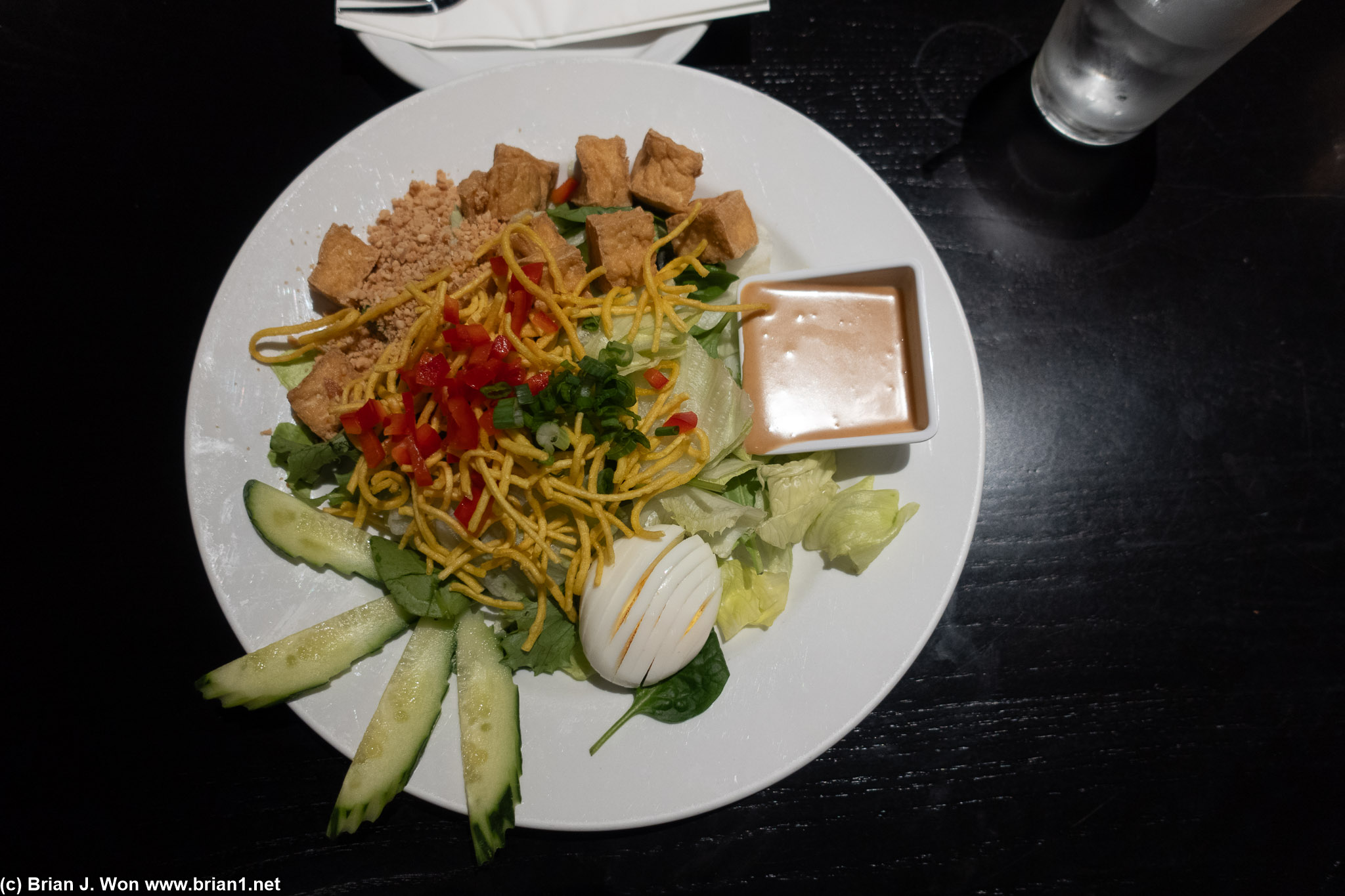 Sen Thai for salad. Was... fine.