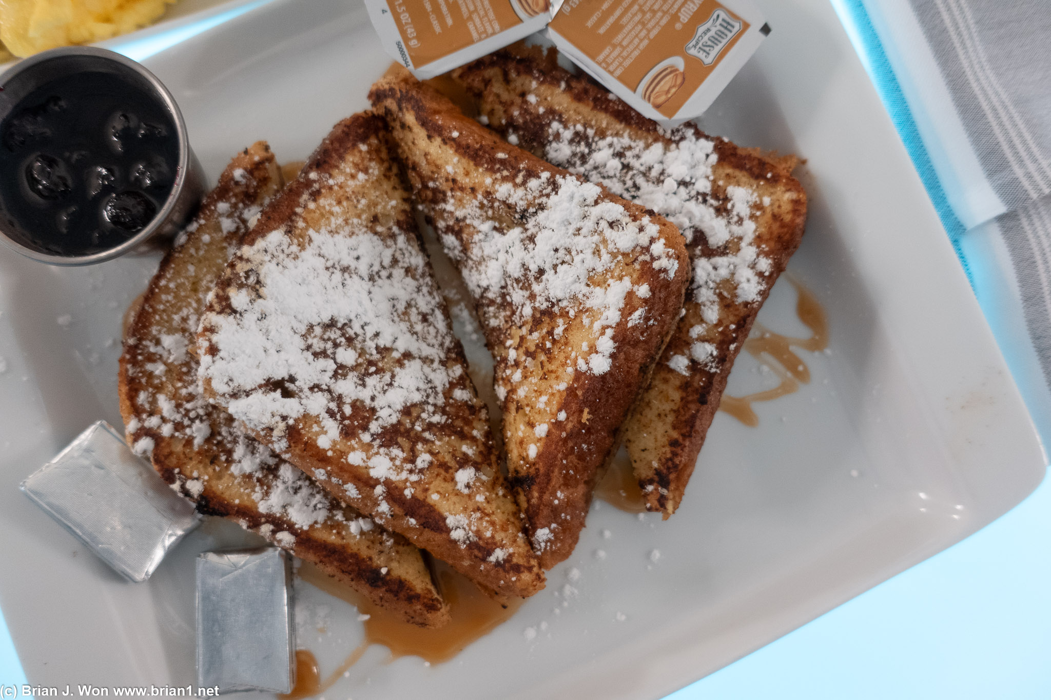 More hotel breakfast.