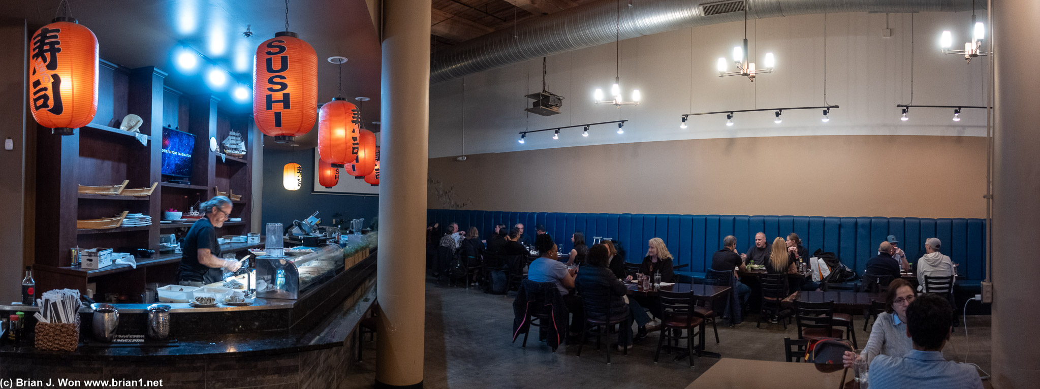 Inside. Needs some decor.