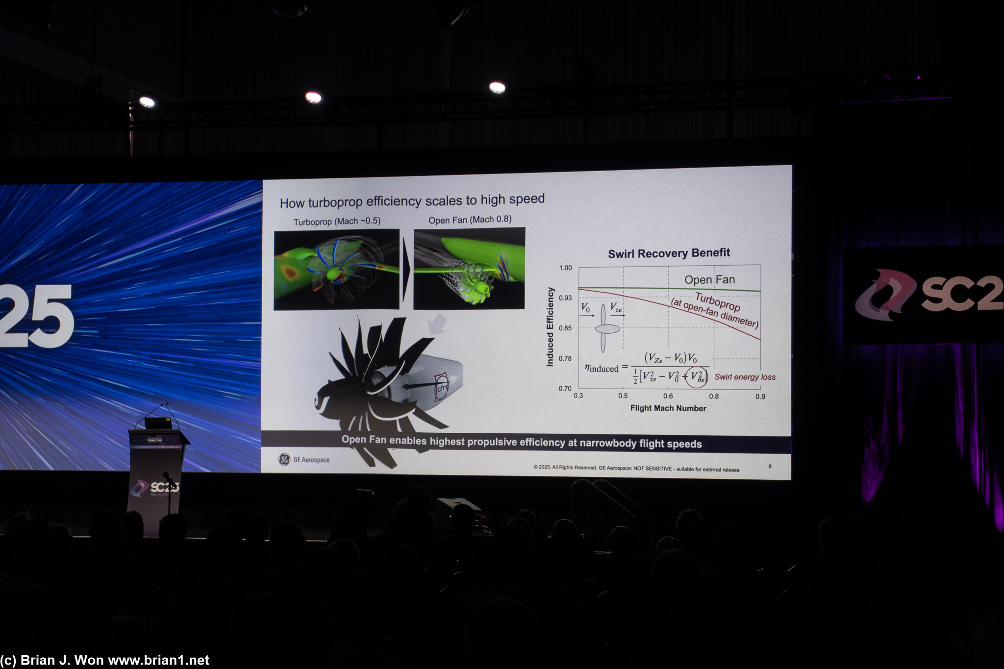 Explaining differences between open fan and turboprop.