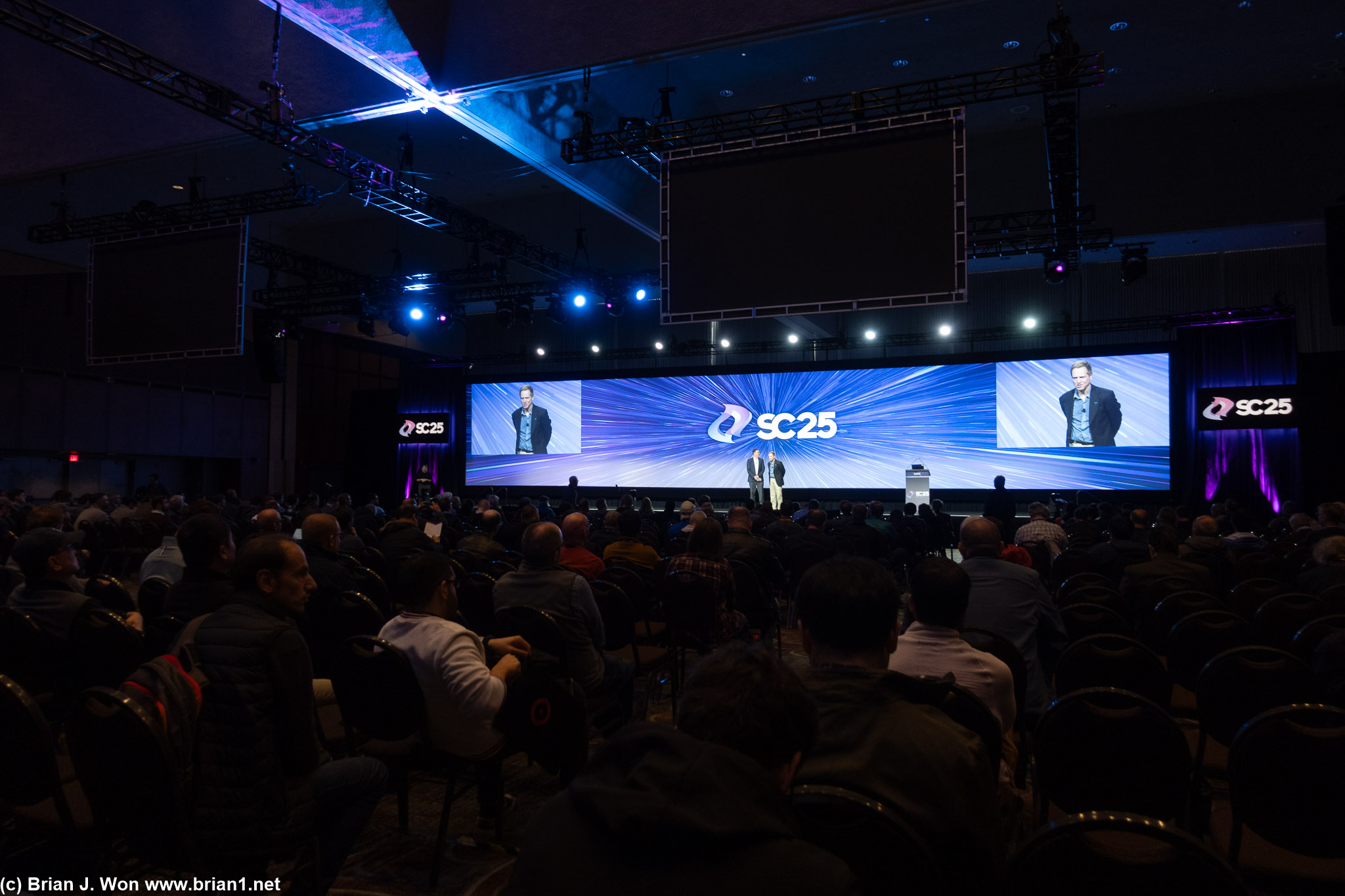 Keynote hall is always packed.