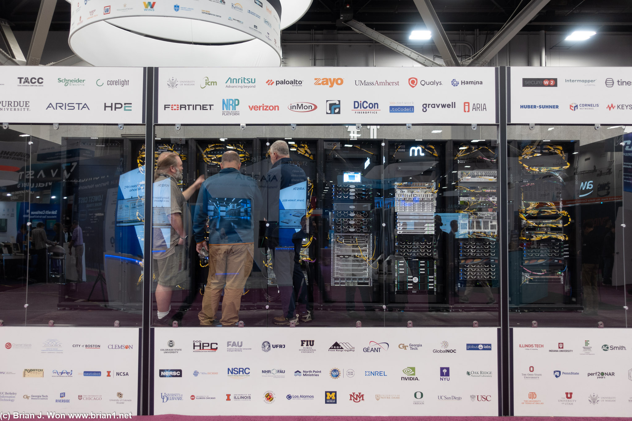 SCinet network core.