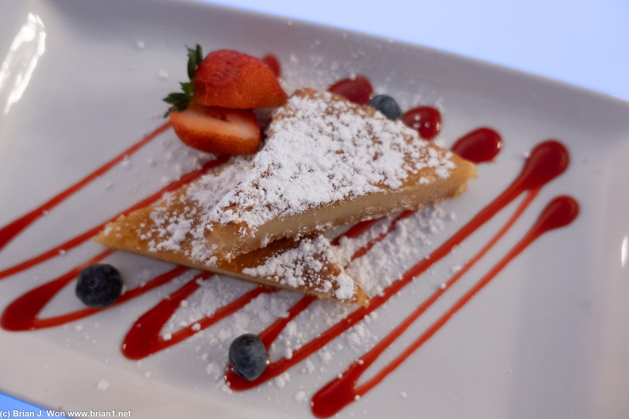 Gooey butter cake is basically whipped sugar, eggs, and cream cheese. Aka why Americans are fat.