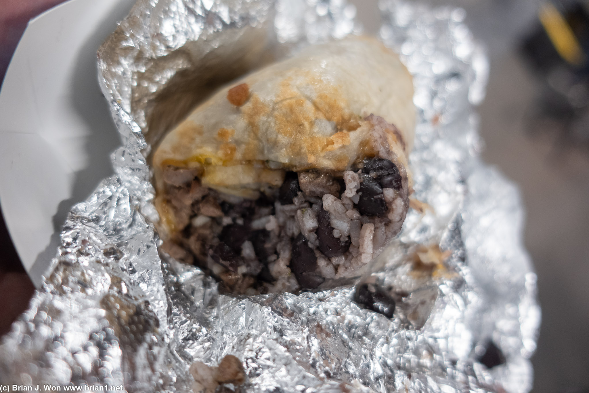 Wahoo's carne asada burrito at Ikon Pass Stoke event.