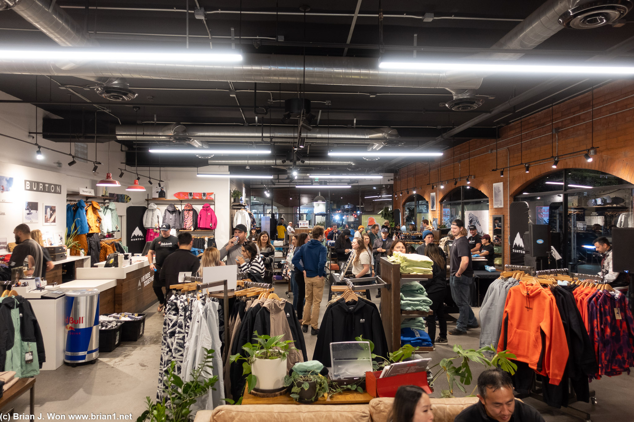 Burton Flagship store Santa Monica for Ikon Pass Stoke event.
