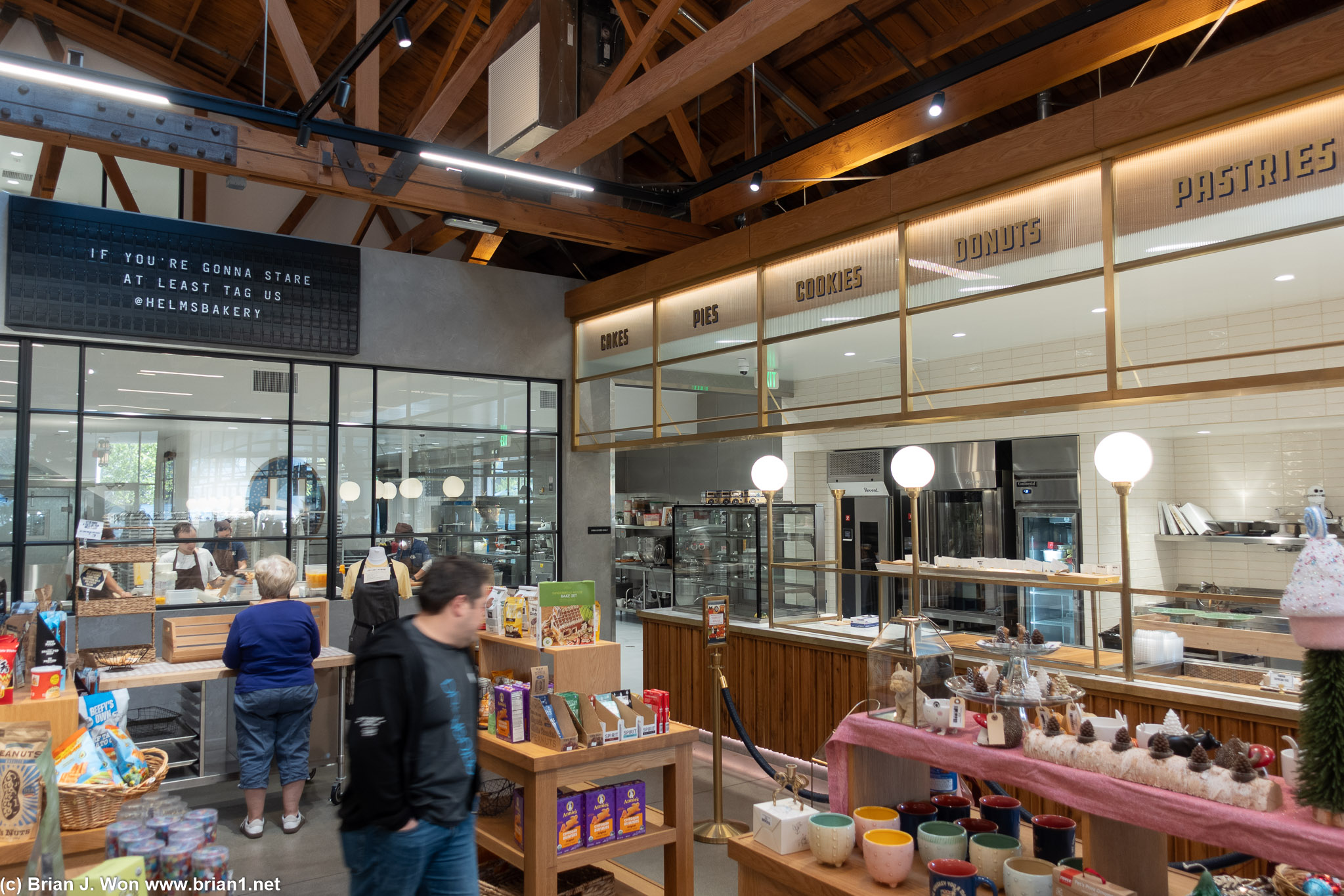 Basically zero bakery goods left.